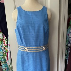 NWT Lilly Pulitzer SZ 12 Kirkland Tide Blue dress